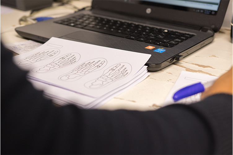 Correcciones ortopedicas estudio computarizado de la pisada